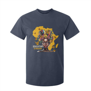 Black Education Is Freedom T Shirt For Kid Black Teacher History Month Books