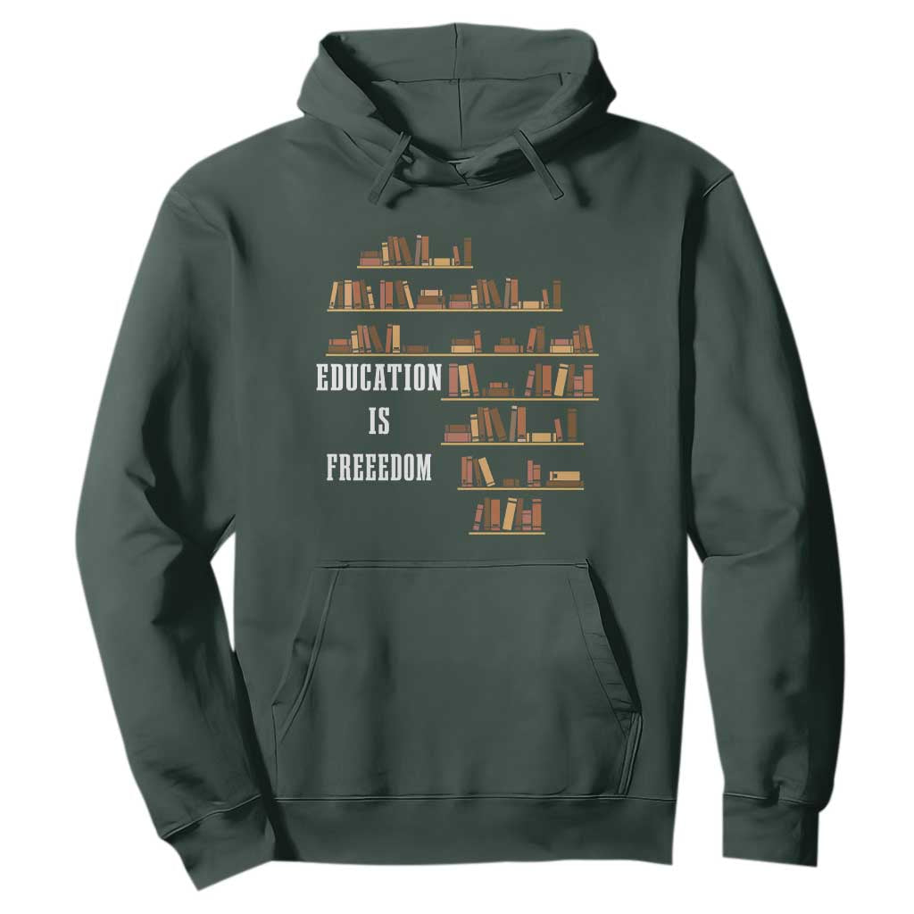 Black History Education Is Freedom Hoodie African Roots Africa Map