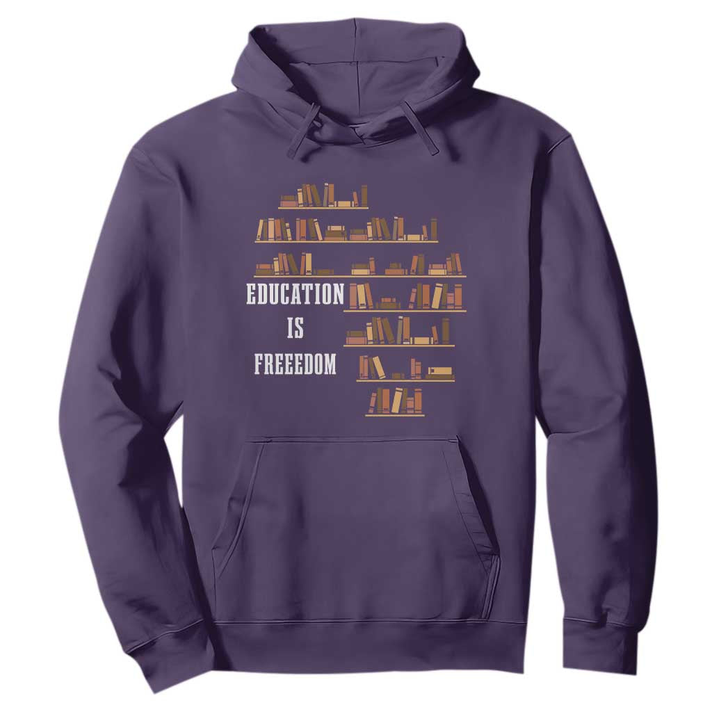Black History Education Is Freedom Hoodie African Roots Africa Map