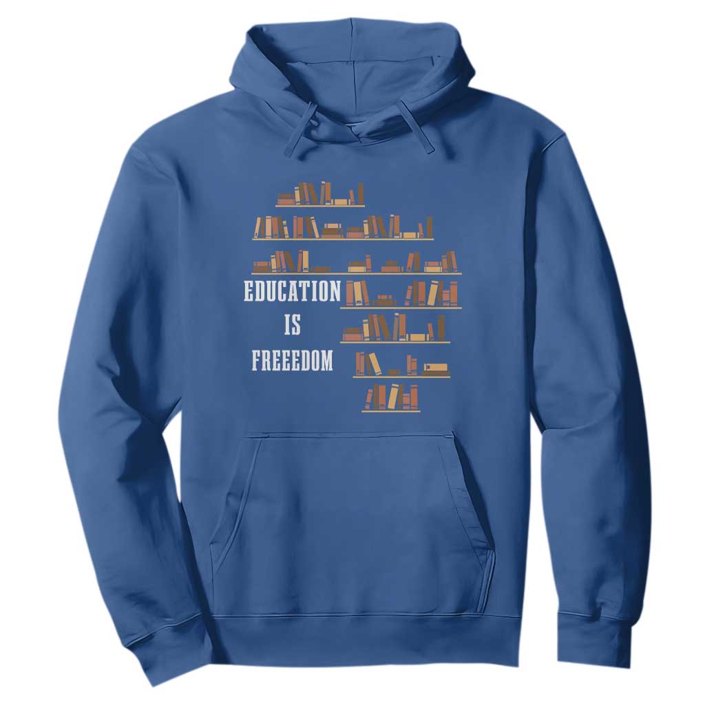 Black History Education Is Freedom Hoodie African Roots Africa Map