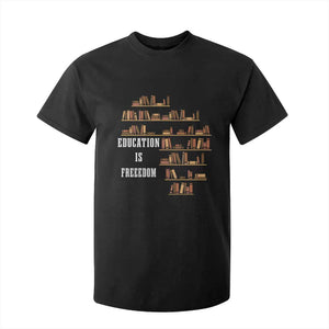 Black History Education Is Freedom T Shirt For Kid African Roots Africa Map