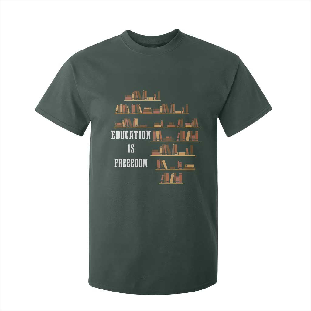 Black History Education Is Freedom T Shirt For Kid African Roots Africa Map