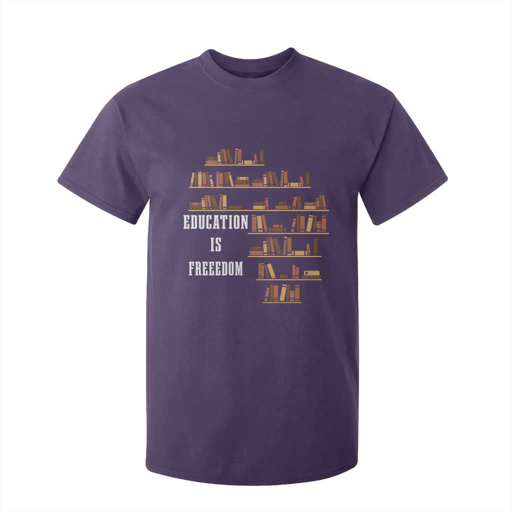 Black History Education Is Freedom T Shirt For Kid African Roots Africa Map