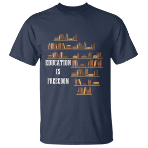 Black History Education Is Freedom T Shirt African Roots Africa Map