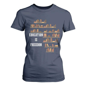 Black History Education Is Freedom T Shirt For Women African Roots Africa Map