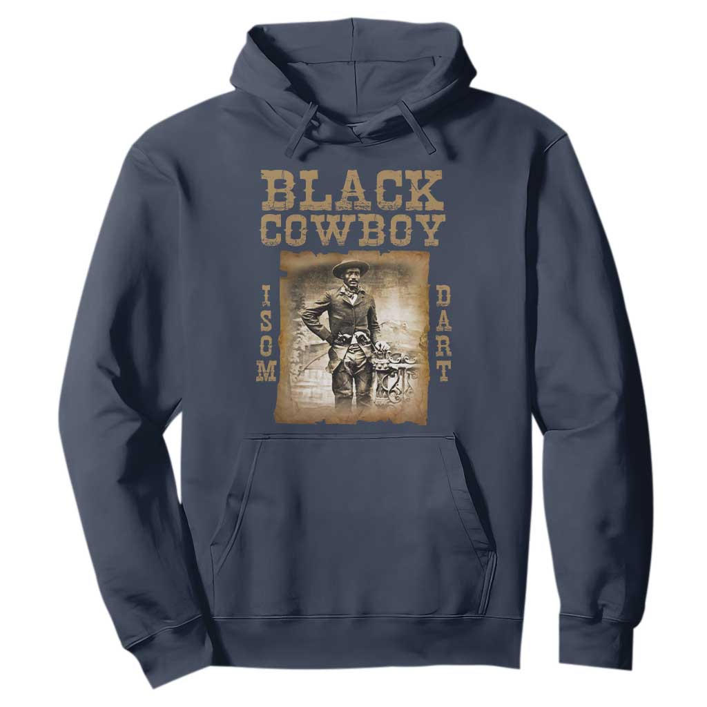 Isom Dart Hoodie Black Cowboy Western Legend Vintage