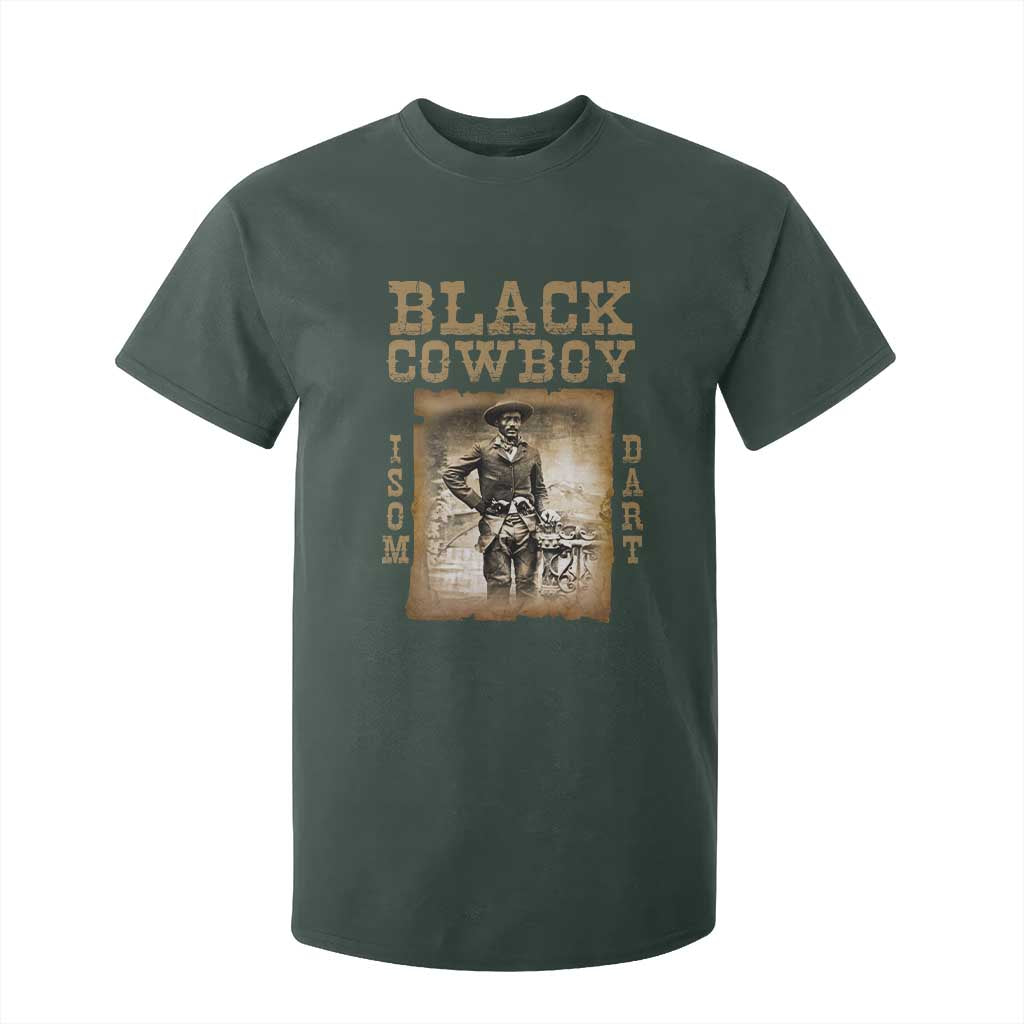 Isom Dart T Shirt For Kid Black Cowboy Western Legend Vintage
