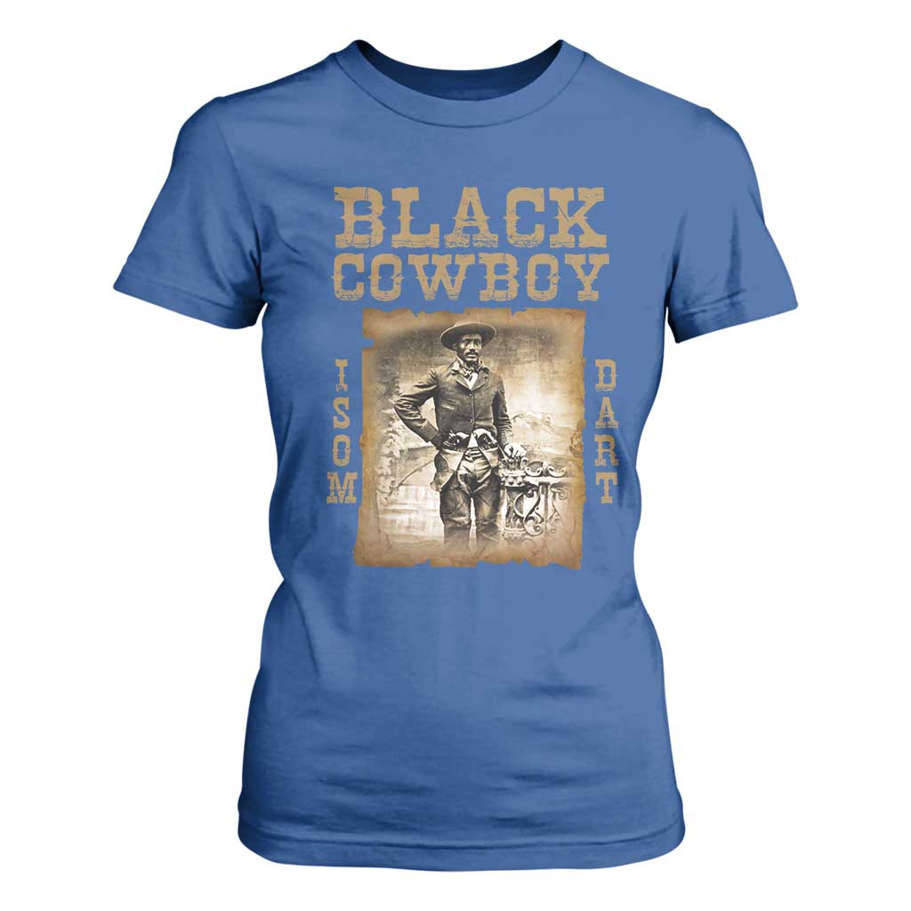 Isom Dart T Shirt For Women Black Cowboy Western Legend Vintage