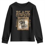 Isom Dart Youth Sweatshirt Black Cowboy Western Legend Vintage