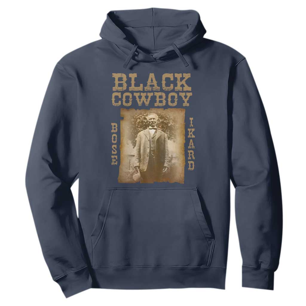 Bose Ikard Hoodie Black Cowboy Western Legend Vintage