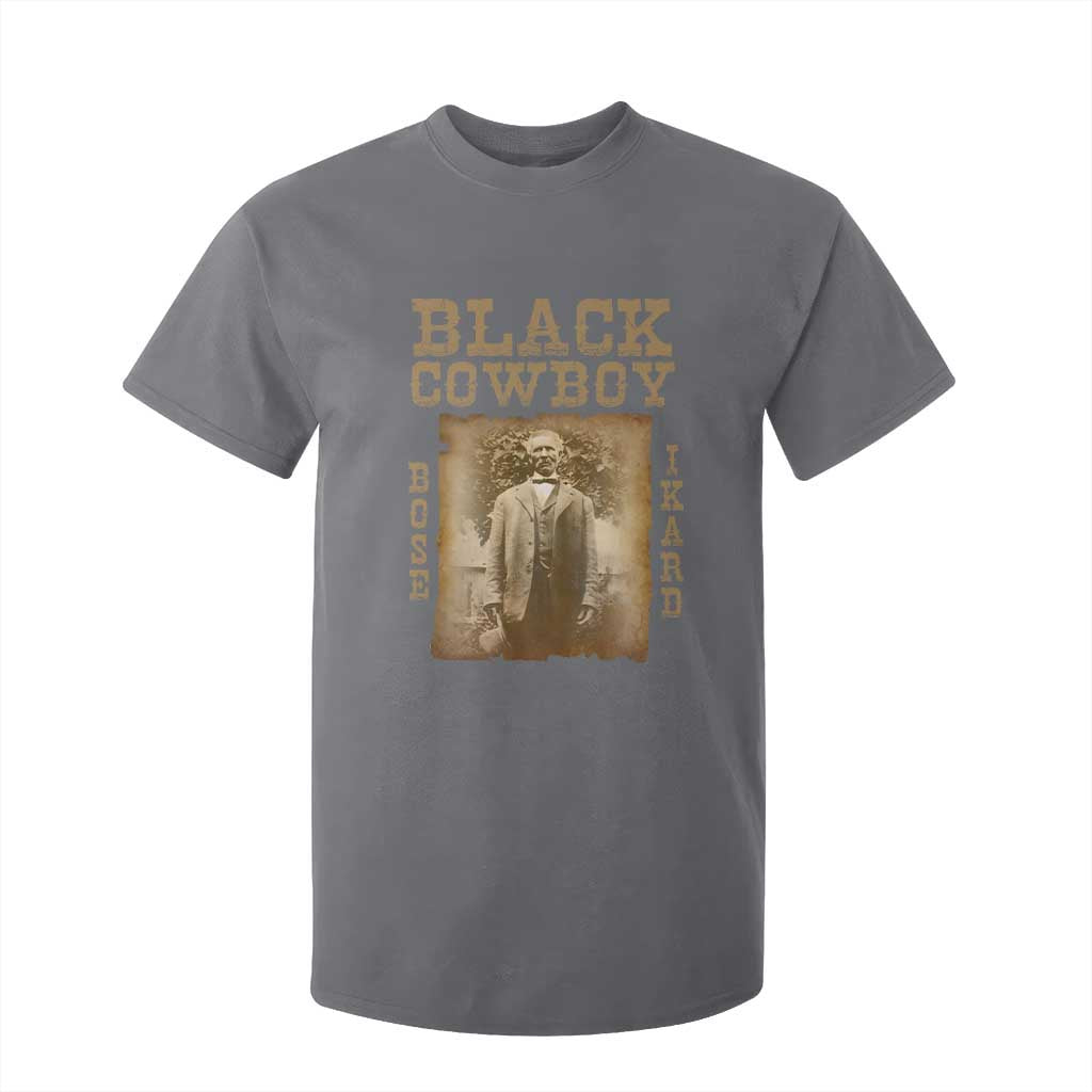 Bose Ikard T Shirt For Kid Black Cowboy Western Legend Vintage