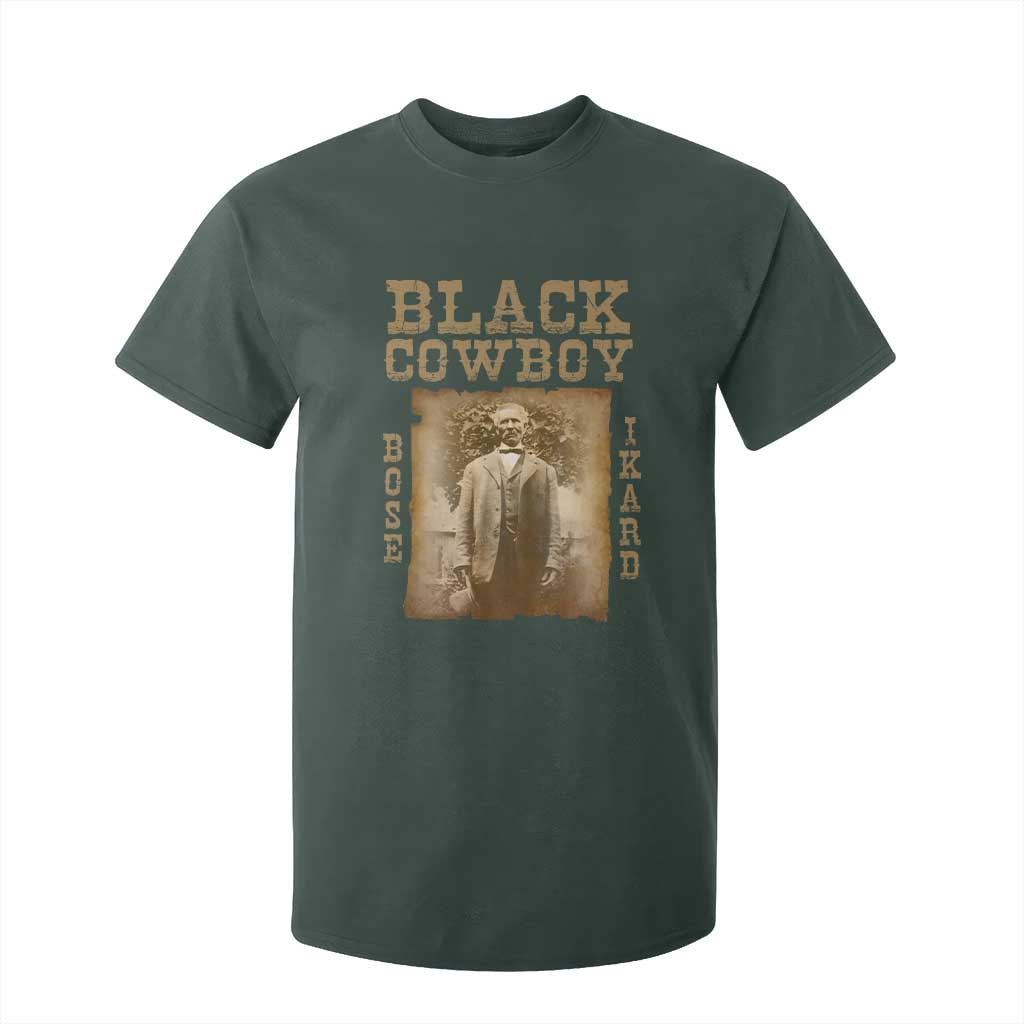 Bose Ikard T Shirt For Kid Black Cowboy Western Legend Vintage