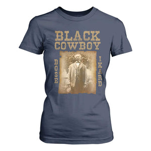 Bose Ikard T Shirt For Women Black Cowboy Western Legend Vintage