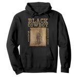 Bass Reeves Hoodie Black Cowboy Western Legend Vintage