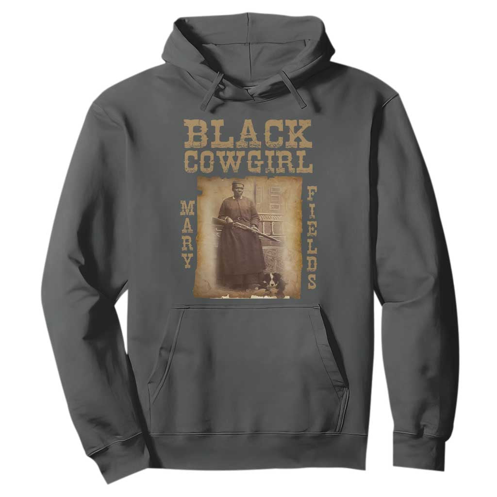 Mary Fields Hoodie Black Cowgirl Pioneer Western Legend Vintage