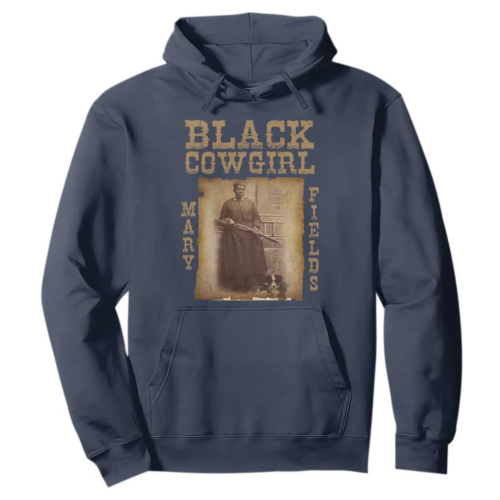 Mary Fields Hoodie Black Cowgirl Pioneer Western Legend Vintage