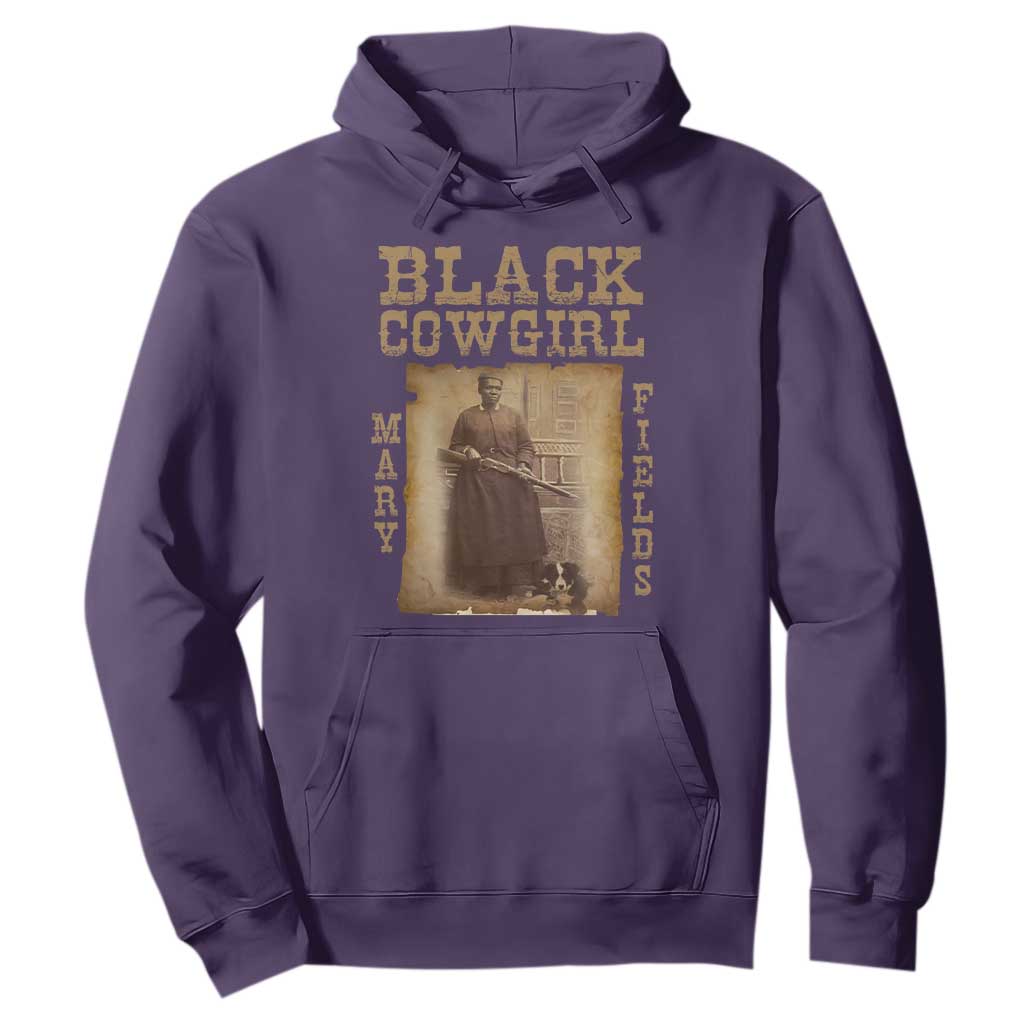 Mary Fields Hoodie Black Cowgirl Pioneer Western Legend Vintage