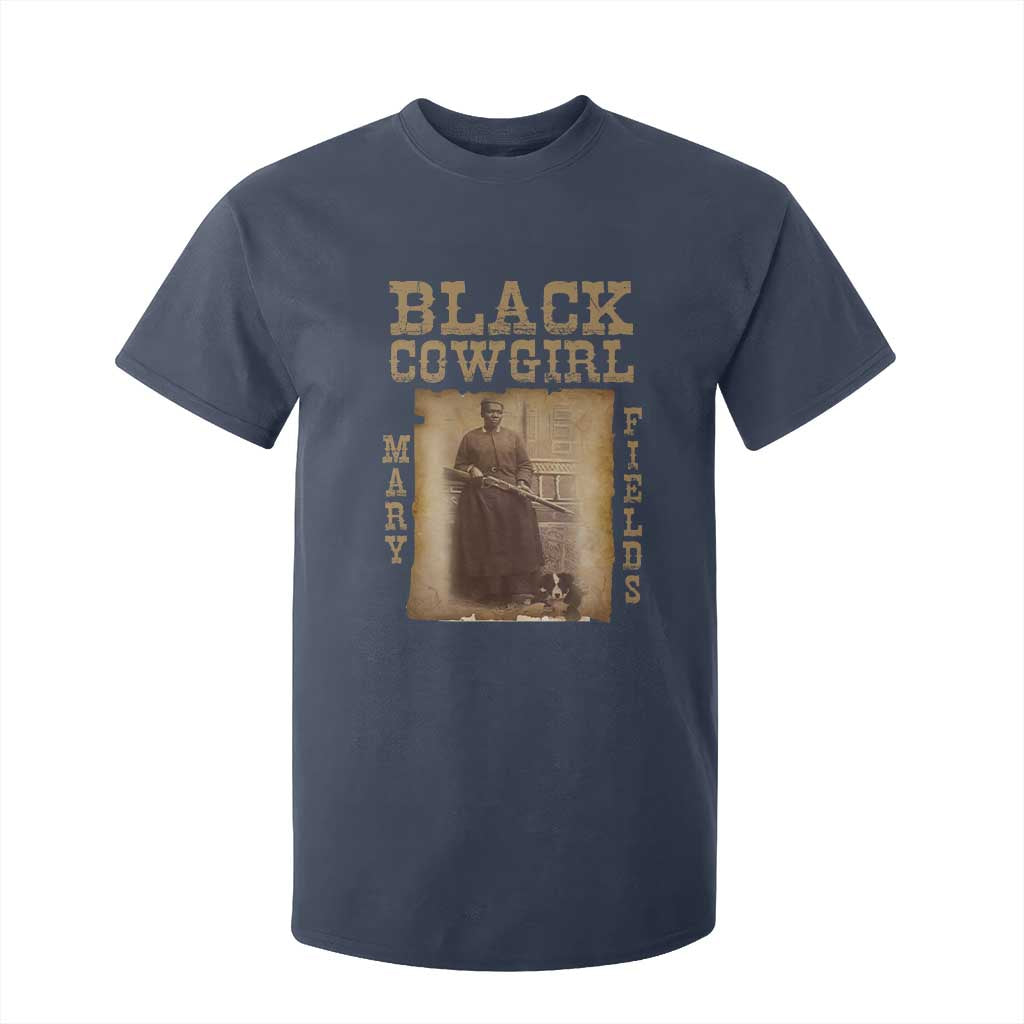 Mary Fields T Shirt For Kid Black Cowgirl Pioneer Western Legend Vintage