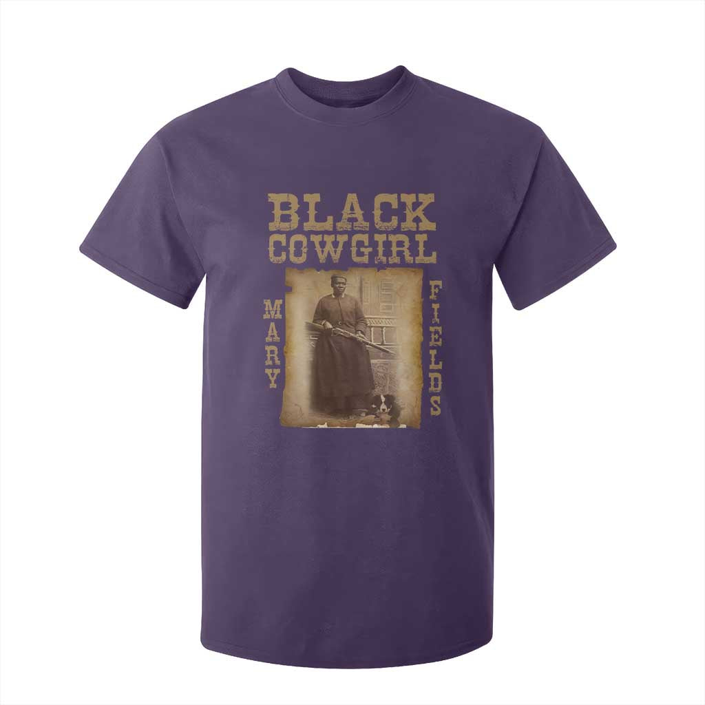 Mary Fields T Shirt For Kid Black Cowgirl Pioneer Western Legend Vintage