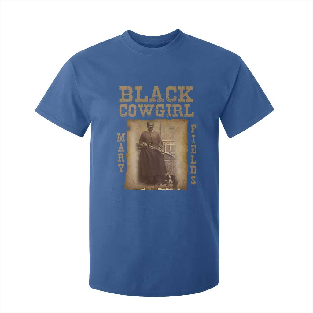 Mary Fields T Shirt For Kid Black Cowgirl Pioneer Western Legend Vintage
