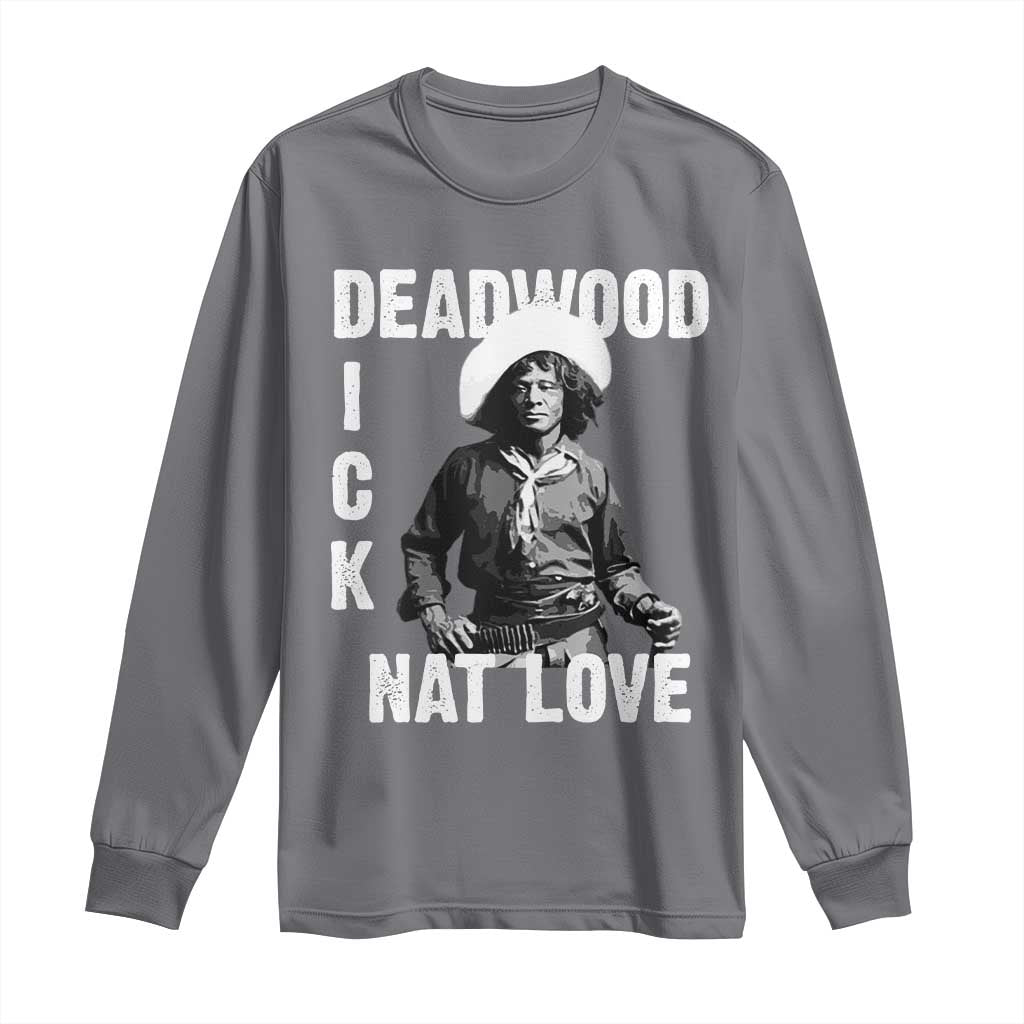 Nat Love Greatest Black Cowboy Long Sleeve Shirt Deadwood Dick Western Legend Vintage