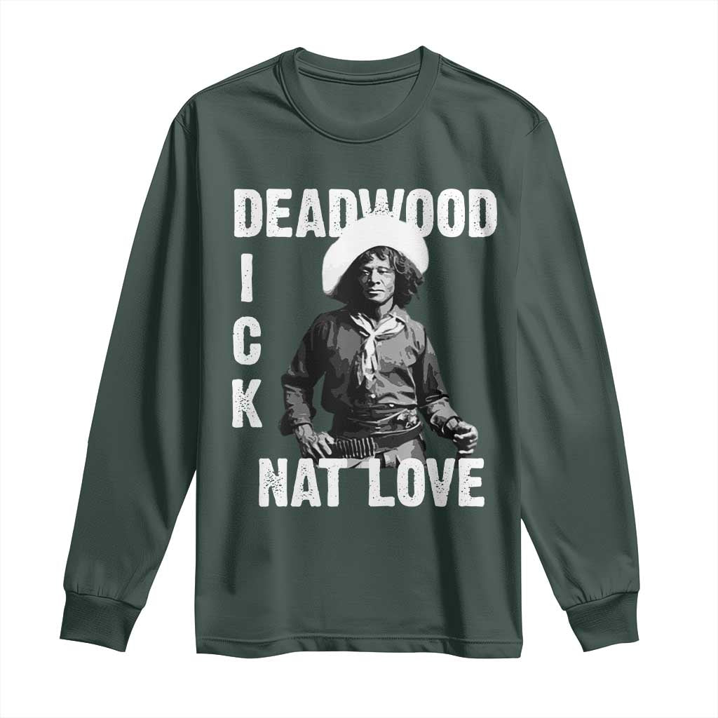 Nat Love Greatest Black Cowboy Long Sleeve Shirt Deadwood Dick Western Legend Vintage