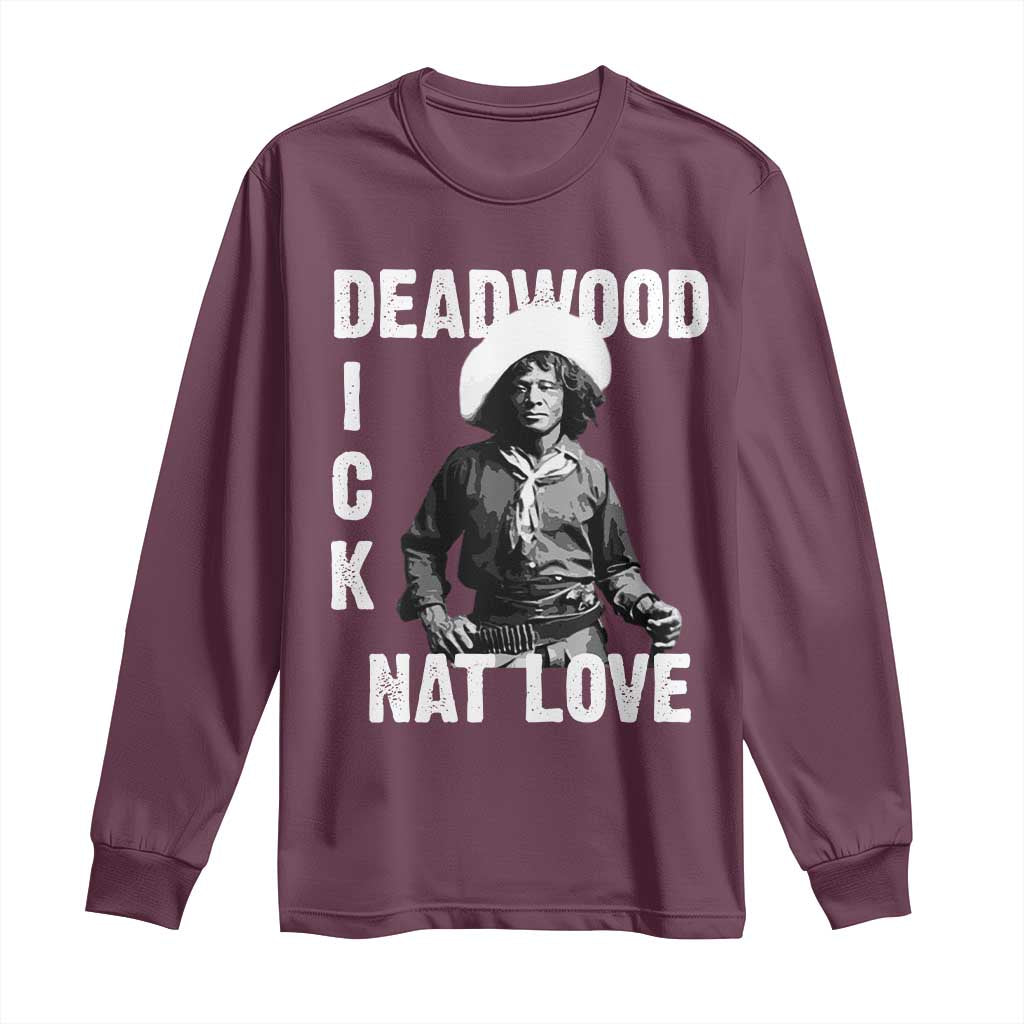 Nat Love Greatest Black Cowboy Long Sleeve Shirt Deadwood Dick Western Legend Vintage