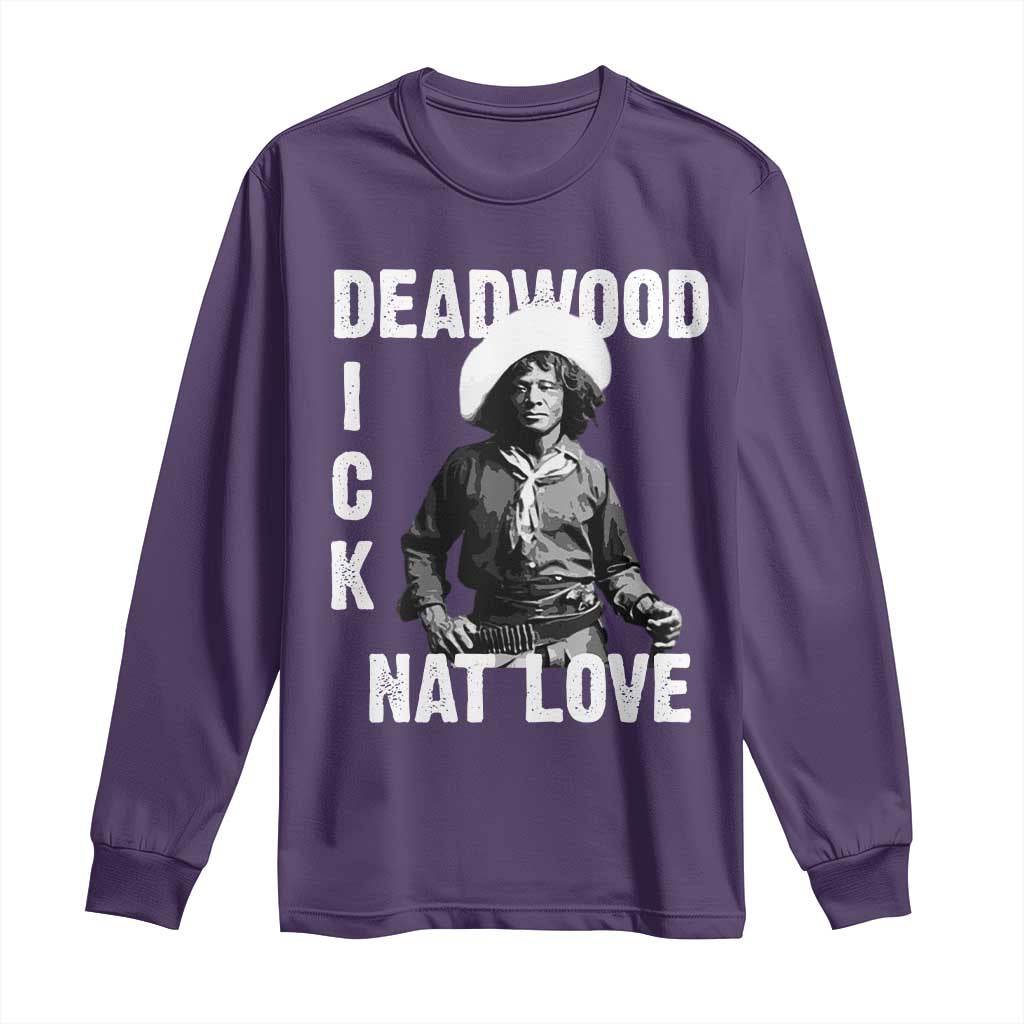 Nat Love Greatest Black Cowboy Long Sleeve Shirt Deadwood Dick Western Legend Vintage