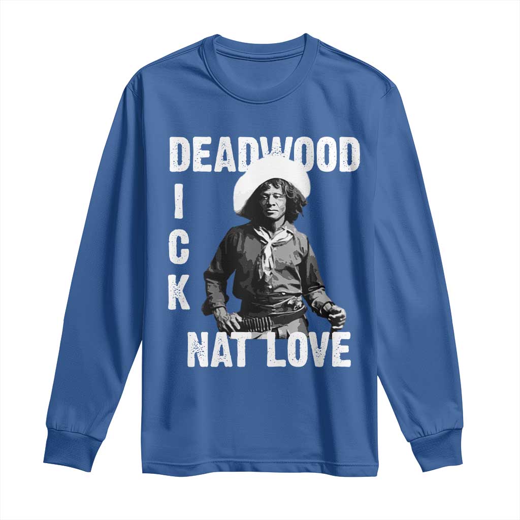 Nat Love Greatest Black Cowboy Long Sleeve Shirt Deadwood Dick Western Legend Vintage