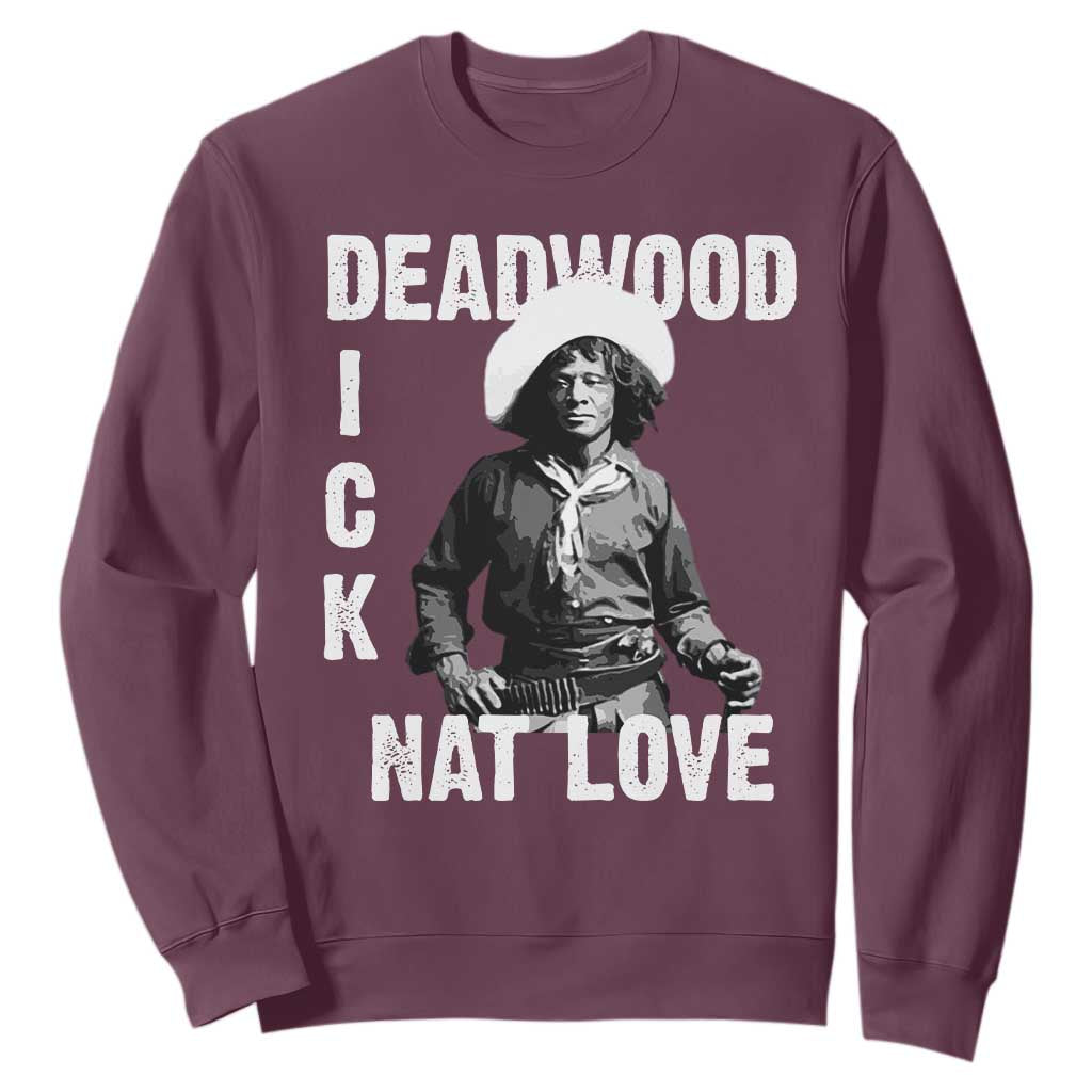 Nat Love Greatest Black Cowboy Sweatshirt Deadwood Dick Western Legend Vintage