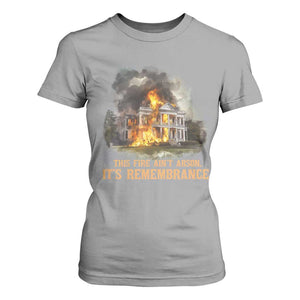 Juneteenth Ancestral Justice T Shirt For Women This Fire Aint Arson It is Remembrance Black History - African Pride