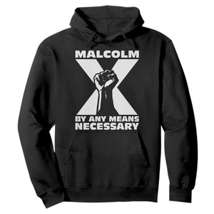 Malcolm X Power Fist Hoodie Civil Rights Leader Pride Bold Statement - African Pride