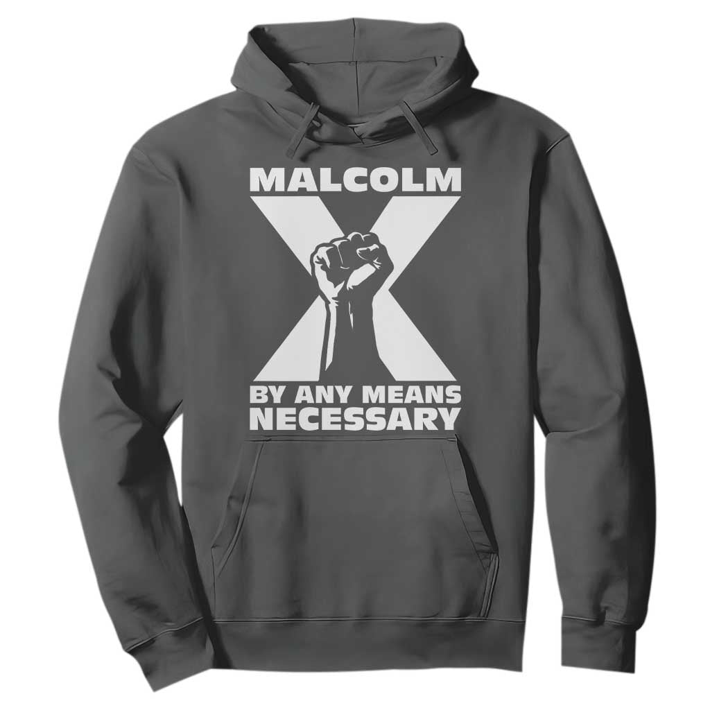 Malcolm X Power Fist Hoodie Civil Rights Leader Pride Bold Statement - African Pride