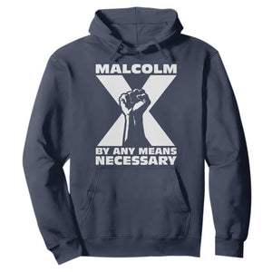 Malcolm X Power Fist Hoodie Civil Rights Leader Pride Bold Statement - African Pride