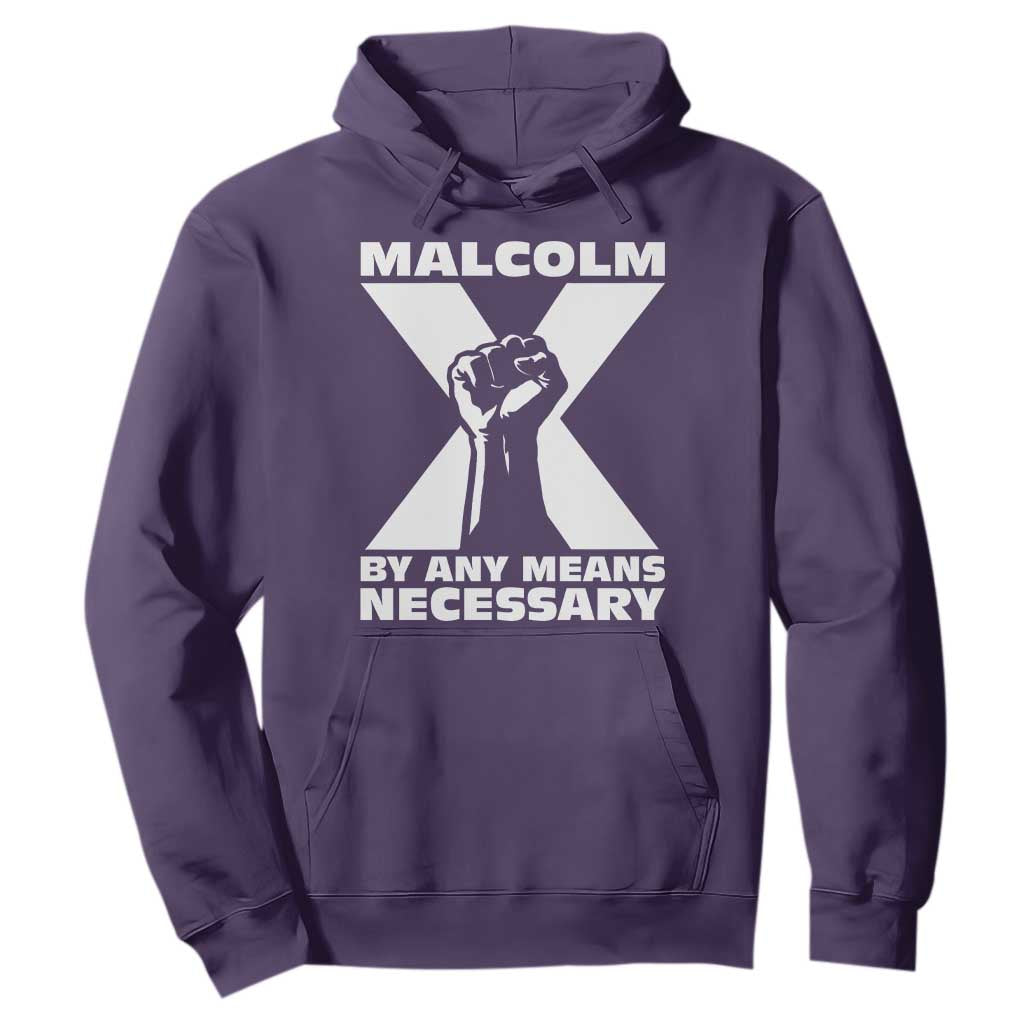 Malcolm X Power Fist Hoodie Civil Rights Leader Pride Bold Statement - African Pride