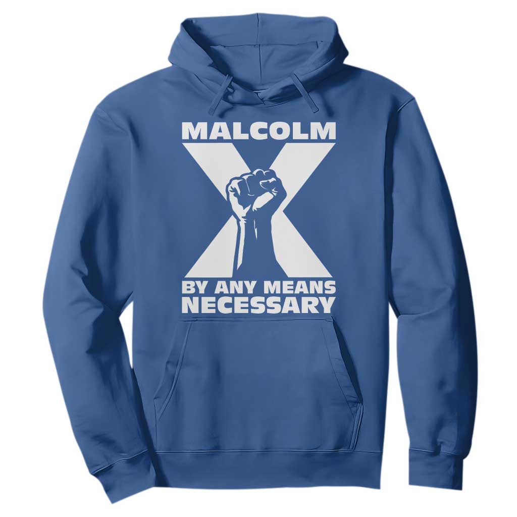 Malcolm X Power Fist Hoodie Civil Rights Leader Pride Bold Statement - African Pride