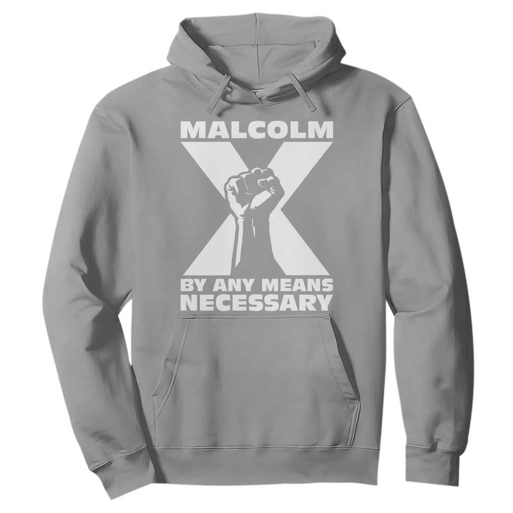 Malcolm X Power Fist Hoodie Civil Rights Leader Pride Bold Statement - African Pride