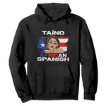Afro Puerto Rico Hispanic Heritage Hoodie Taino African Spanish Roots