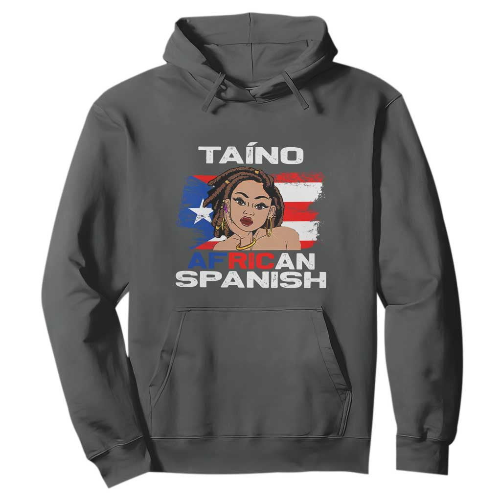 Afro Puerto Rico Hispanic Heritage Hoodie Taino African Spanish Roots