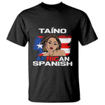Afro Puerto Rico Hispanic Heritage T Shirt Taino African Spanish Roots