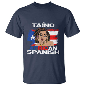 Afro Puerto Rico Hispanic Heritage T Shirt Taino African Spanish Roots