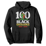 100 Years of Black Excellence 1926 2026 Hoodie Pan-African Raised Fist Pride Honoring Black History Legacy