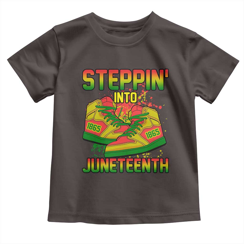 Steppin' Into Juneteenth 1865 Baby Shirt Freedom Day African American Pride