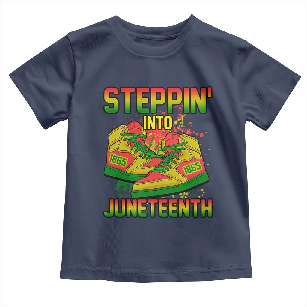 Steppin' Into Juneteenth 1865 Baby Shirt Freedom Day African American Pride