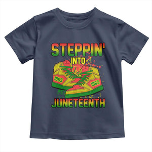 Steppin' Into Juneteenth 1865 Baby Shirt Freedom Day African American Pride