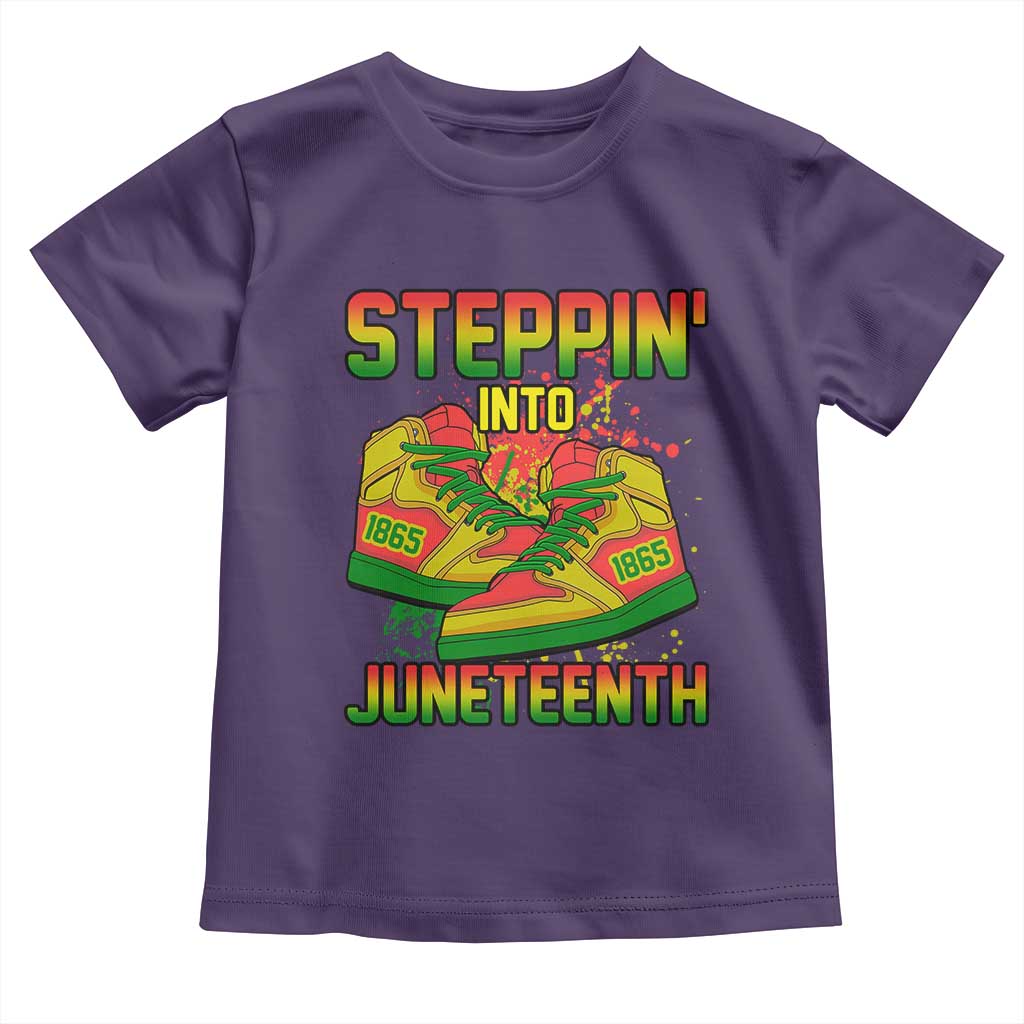 Steppin' Into Juneteenth 1865 Baby Shirt Freedom Day African American Pride