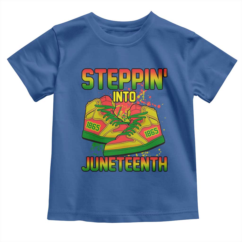 Steppin' Into Juneteenth 1865 Baby Shirt Freedom Day African American Pride