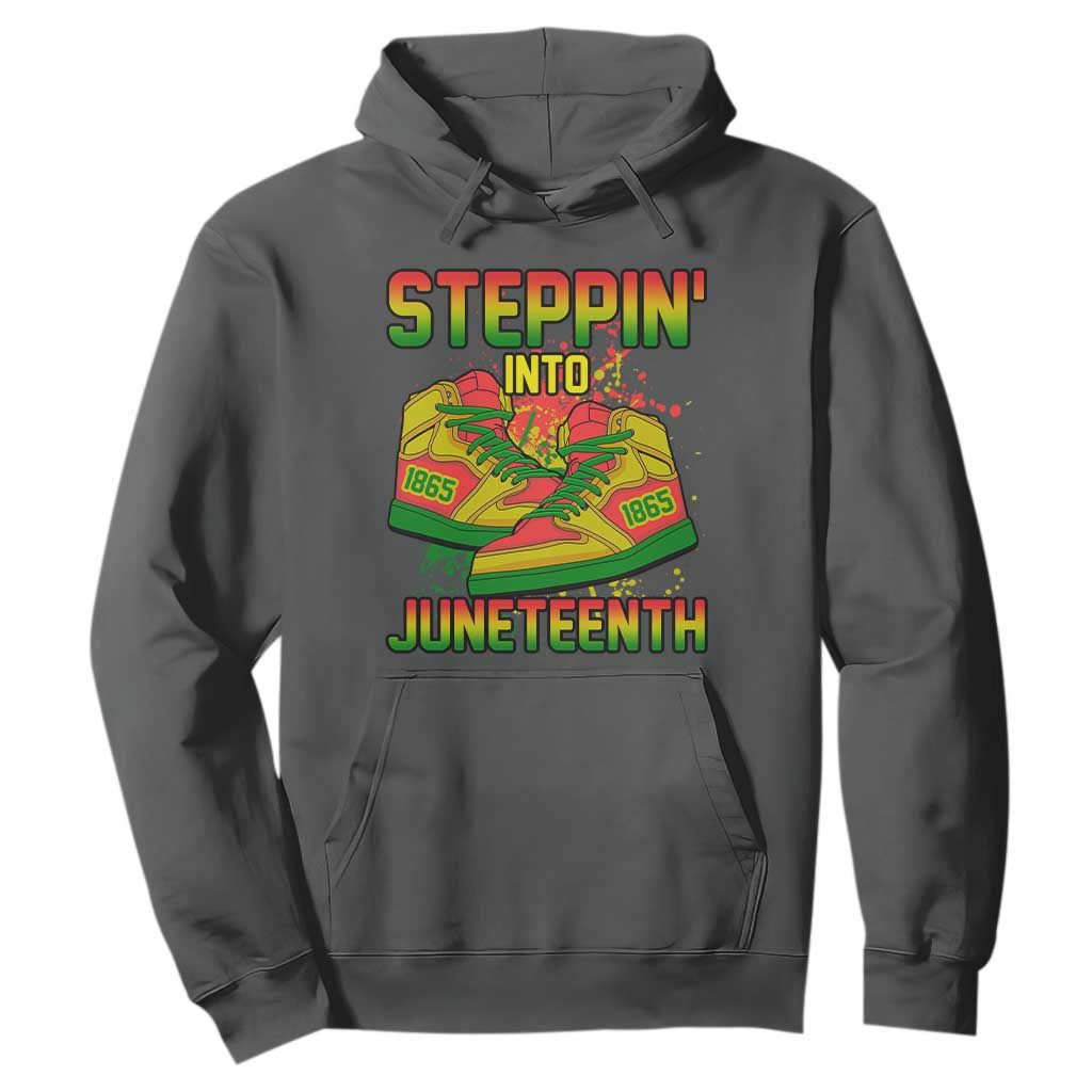 Steppin' Into Juneteenth 1865 Hoodie Freedom Day African American Pride