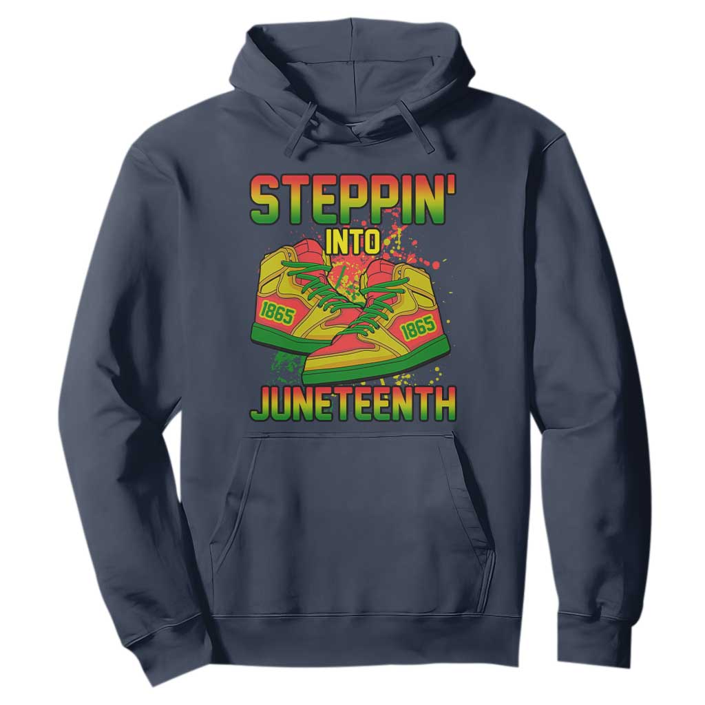 Steppin' Into Juneteenth 1865 Hoodie Freedom Day African American Pride