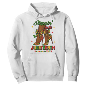 Stepping Into Juneteenth Hoodie Afro Diva High with African Pride - African Pride